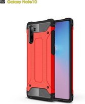 Magic Armor TPU + PC combinatiehoes voor Galaxy Note10 (rood)