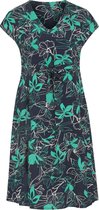 Promiss - Female - Jurk met bloemenprint  - Marineblauw