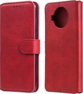 Voor Geschikt voor Xiaomi Mi 10T Lite 5G / Redmi Note 9 Pro 5G Klassieke kalfsstructuur PU + TPU Horizontale flip lederen hoes, met houder & kaartsleuven & portemonnee (rood)