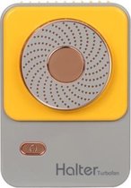 SHC-S03 USB Desktop Bladloze Buitensporten Draagbare Luie Hangende Nekventilator, Kleur: Geel