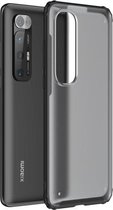 Voor Xiaomi Mi 10S Vierhoekige schokbestendige TPU + pc-beschermhoes (zwart)