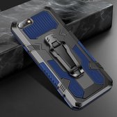 Voor iPhone 8 & 7 Machine Armor Warrior schokbestendige pc + TPU beschermhoes (koningsblauw)
