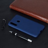 Voor Galaxy A60 Candy Color TPU Case (blauw)