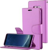 GOOSPERY SONATA DAGBOEK Serie voor Galaxy S8 + / G955 Simulatiehuid Horizontale flip lederen tas met houder & kaartsleuven en portemonnee (paars)