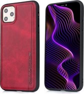 Voor iPhone 11 Pro Max Diaobaolee schokbestendig PU + TPU beschermhoes (rood)