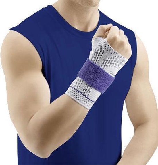 Bauerfeind ManuTrain Polsbandage - Zijde: Links - Maat: 6 (19-20 cm) - Kleur: Natuur