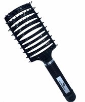 StylishVision Big Detangle Brush -Antiklit Haar Borstel - Hair brush - Hoofdhuidverzorging Borstel- Zwart- Kappersborstel- Kam- Lang haar - Haarborstel Kinderen -
