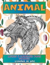 Livres a colorier pour femmes - L'amour de soi - Animal