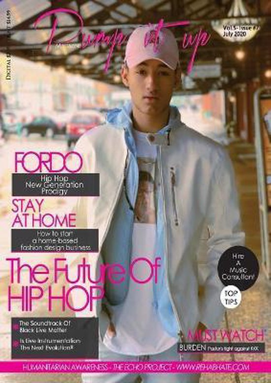 Vol.5- Pump it up magazine presents FORDO - Gen-Z Hip Hop Pr ... - cover