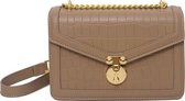 Hii You Schoudertas vrouw - Crossbodytas vrouw  - Vrouwentas - Handtas vrouw - Beige - Vegan Leather - Schoudertas Jane   -