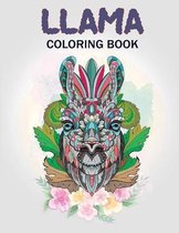 Llama Coloring Book
