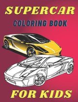 Supercar Coloring Book For Kids