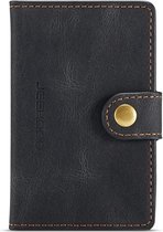Leren hoesje - iPhone 12 Pro Max - afneembare portemonnee - zwart