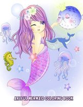 Artful Mermaid Coloring Book