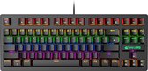 ZIYOULANG K2 RGB mechanisch 87keys TKL gaming toetsenbord - Windows/Mac game toetsenbord - blue switch - Mechanical Keyboard - anti-ghosting game toetsenborden - Zwart
