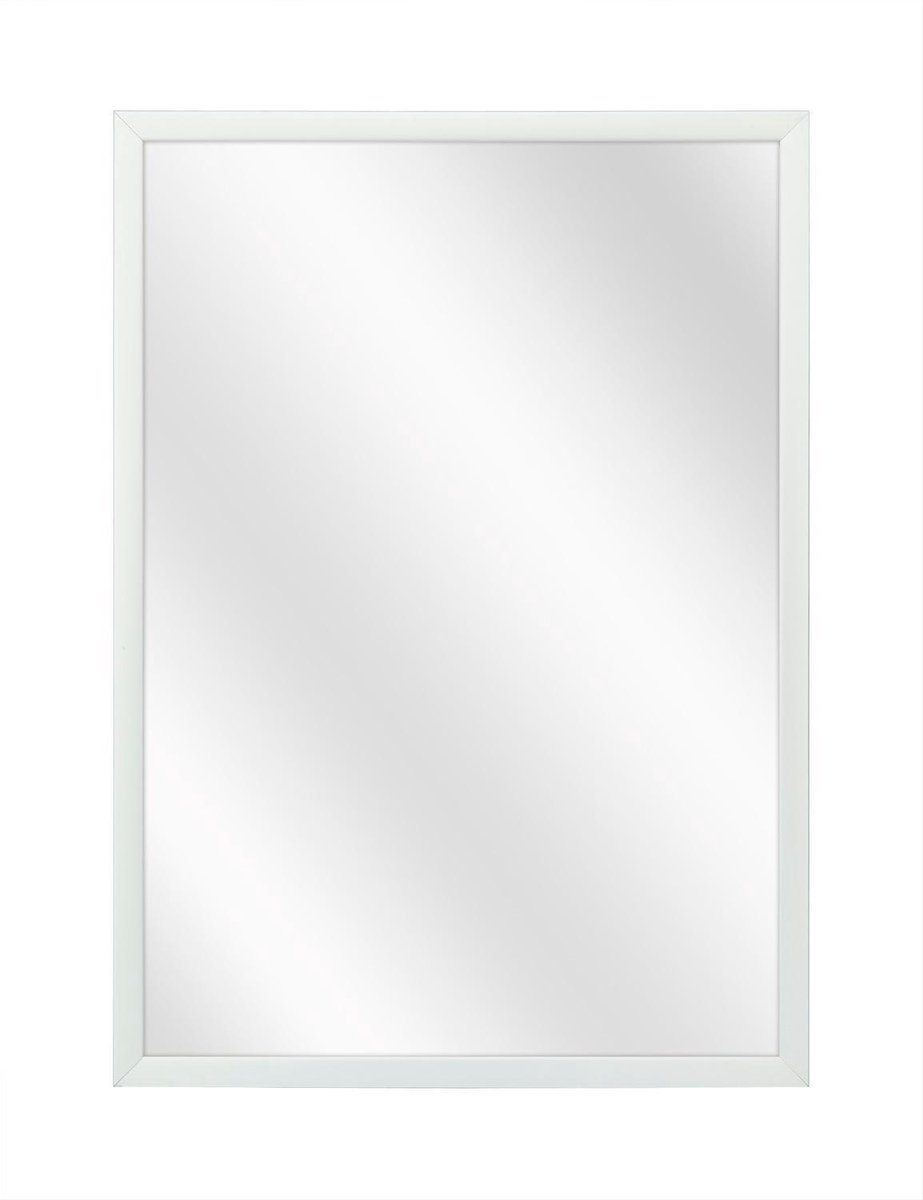 Spiegel met Luxe Aluminium Lijst - Mat Zilver - 40 x 50 cm