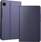Voor Huawei MatePad T8 / C3 8 inch Spanning Elastische Textuur Horizontale Flip Leren Case met Houder (Blauw)