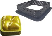 5 STUKS Mousse Cake Ring Kaastoren Ring Mousse Ring Baking Tool (Vierkant)