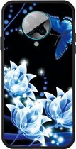Voor Xiaomi Red K30 Pro Pattern Printing Embossment TPU Mobile Case (Orchid Butterfly)