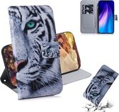 Voor Xiaomi Redmi Note 8T Gecombineerd Patroon Magnetische Aantrekkelijkheid Horizontale Flip Leren Case, Ondersteuning Houder & Kaartsleuf & Portemonnee (Tijger)