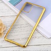 Voor Samsung Galaxy A71 ultradunne beplating TPU beschermende zachte hoes (goud)