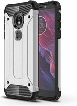 Magic Armor TPU + PC combinatiehoes voor MOTO E5 (zilver)