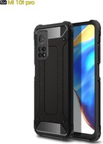 Voor Geschikt voor Xiaomi Mi 10T Pro Magic Armor TPU + pc combinatiebehuizing (zwart)