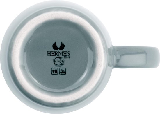 Lite-Body Hermes Koffie beker - 20cl - set van 6 stuks - Groen Grijs - Lite-Body