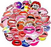 Lips Stickers || 25  lips stickers || Most Seller ||vinyl graffiti stickers|| VSCO stickers|| lippen stickers