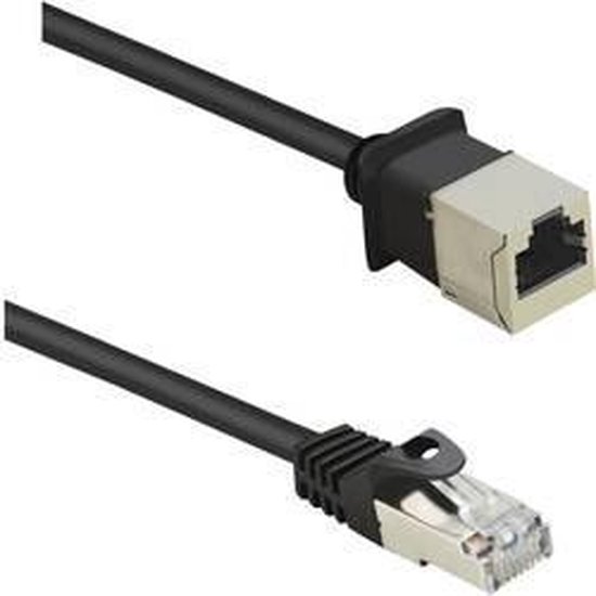 Rallonge réseau Renkforce RJ45 CAT 5e F/UTP 5,00 m Zwart