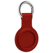 Apple airtag sleutelhanger - rood silicone