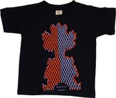 Anha'Lore Designs - Clown - Kinder t-shirt - Navy - 5/6j (110-116)