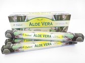 Tulasi - Aloe Vera - Incense Sticks - wierook stokjes - 3 doosjes van 15 stuks