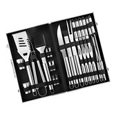 BBQ Set - 26-delige Barbecue Toolbox - Luxe Barbecuegereedschapset + Koffer