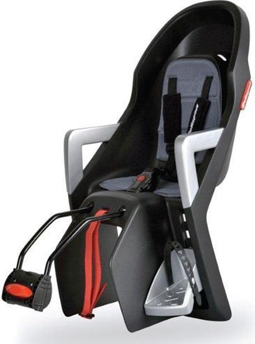 Polisport Guppy Maxi - Fietsstoeltje Achter - Zwart | bol.com