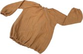 tinymoon Meisjes Blouse Soft Nature Basic – model Balloon – Curry – Maat 74/80