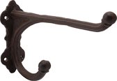 CGB LARGE TRADITIONAL HAT & COAT CAST IRON DOUBLE HOOK