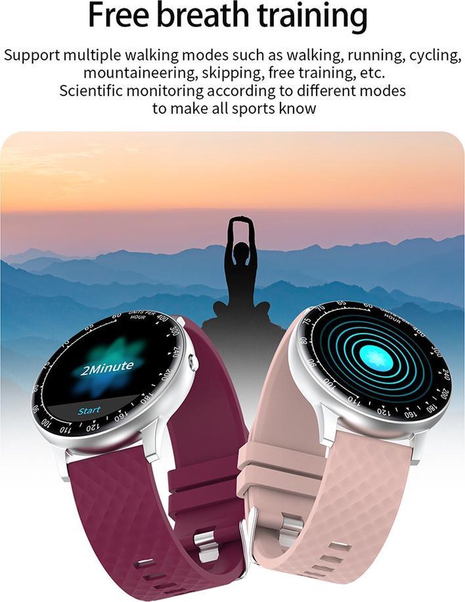 Maoo H30 Smartwatch – Bloeddrukmeter – Fitnesshorloge met Activity Tracker  en Smart | bol.com