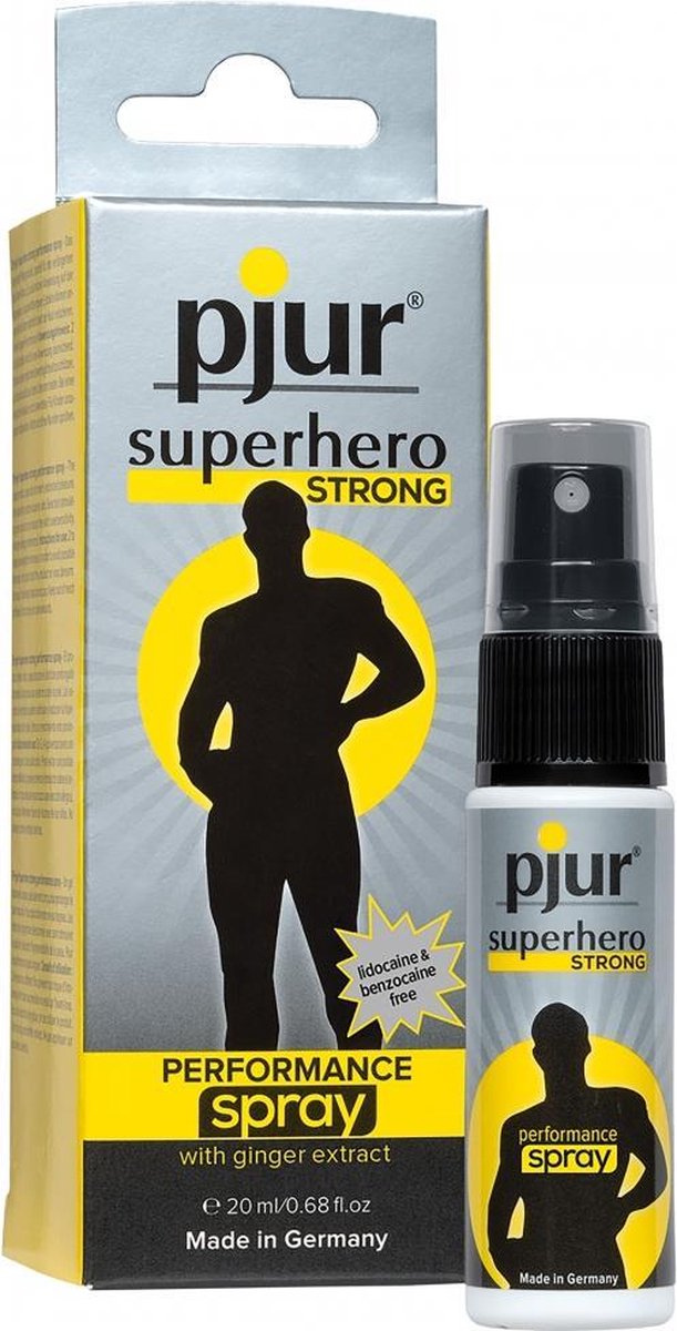 Goedkoopste Pjur Superhero Strong - 20 ml - Delay Spray & Gel