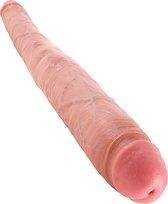 16" Tapered Double Dildo - Flesh