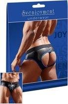 Slip Met Open Achterkant - Zwart/Blauw