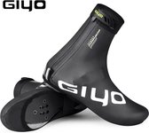 Giyo overschoenen - Maat 41-43 (L) - 1 paar - Mountainbike - Wielrennen - Zwart - Wind en waterdicht - Waterproof - Regen - Vorst