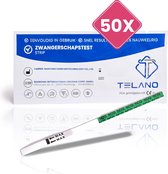 Telano Zwangerschapstest 50 stuks Extra Vroeg Dipstick - Strip Extra Gevoelig