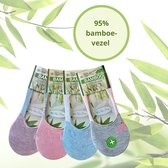 green-goose® 2 paar Bamboe Sokken | Zwart | Unisex | Anti zweet | 39-42 | 100% Ecologisch | Anti transpirant