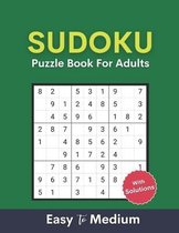 Sudoku Puzzle Book For Adults Easy To Medium