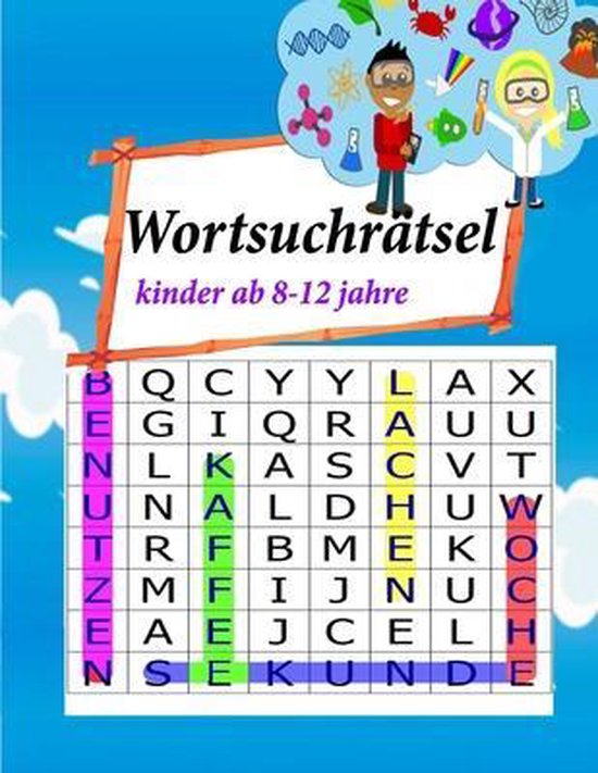 wortsuchrätsel kinder ab 8-12 jahre | bol