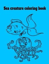 Sea creature coloring book