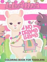 Llama Coloring Book for Toddlers
