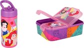 Disney Princess  lunchbox / broodtrommel multi compartimenten (incl. drinkbeker van 400ml)