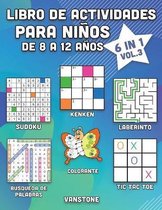 Libro de actividades para ninos de 8 a 12 anos